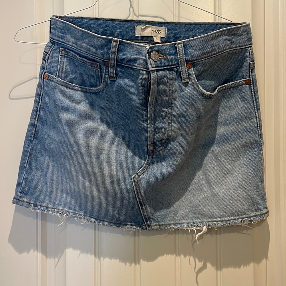 Madewell mini skirt